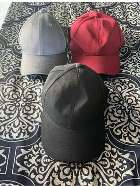 Classic Baseball Caps set of 3 - Everyday Casual Hat